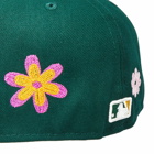 New Era Oakland Athletics Floral 59Fifty Fitted Cap in Green