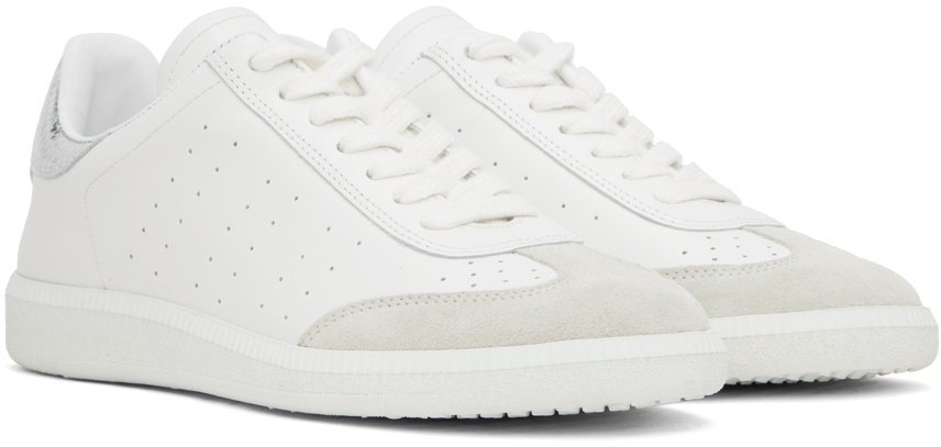 Isabel Marant White & Silver Bryce Sneakers Isabel Marant