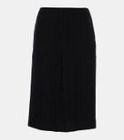 Gucci Wool-blend tweed midi skirt