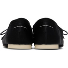 MM6 Maison Margiela Black Square Toe Ballerina Flats