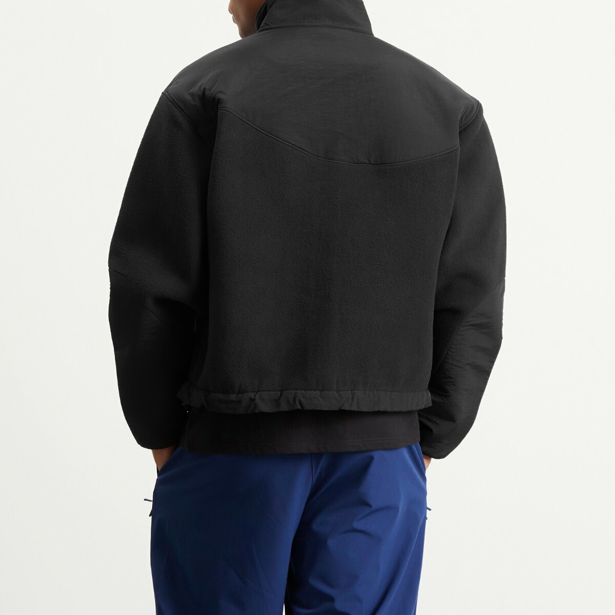 Dime Men's Heavyweight Fleece Jacket in Black