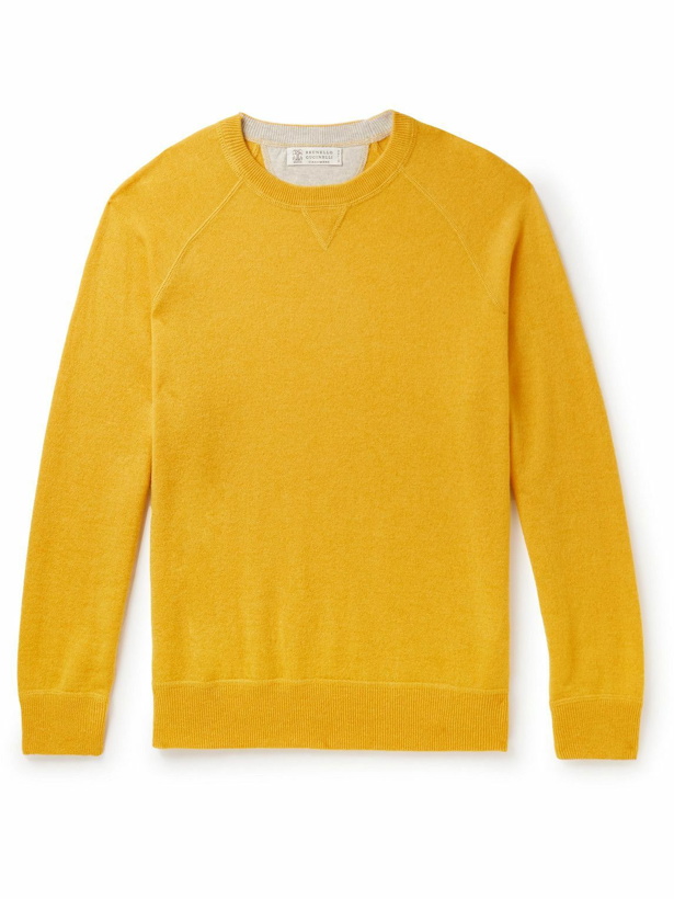 Photo: Brunello Cucinelli - Cashmere Sweater - Yellow