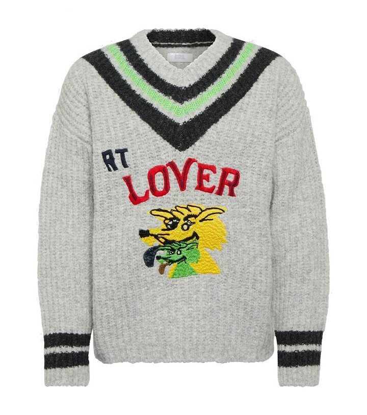 Photo: ERL Embroidered wool-blend sweater
