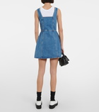 Frame - Bustier denim minidress