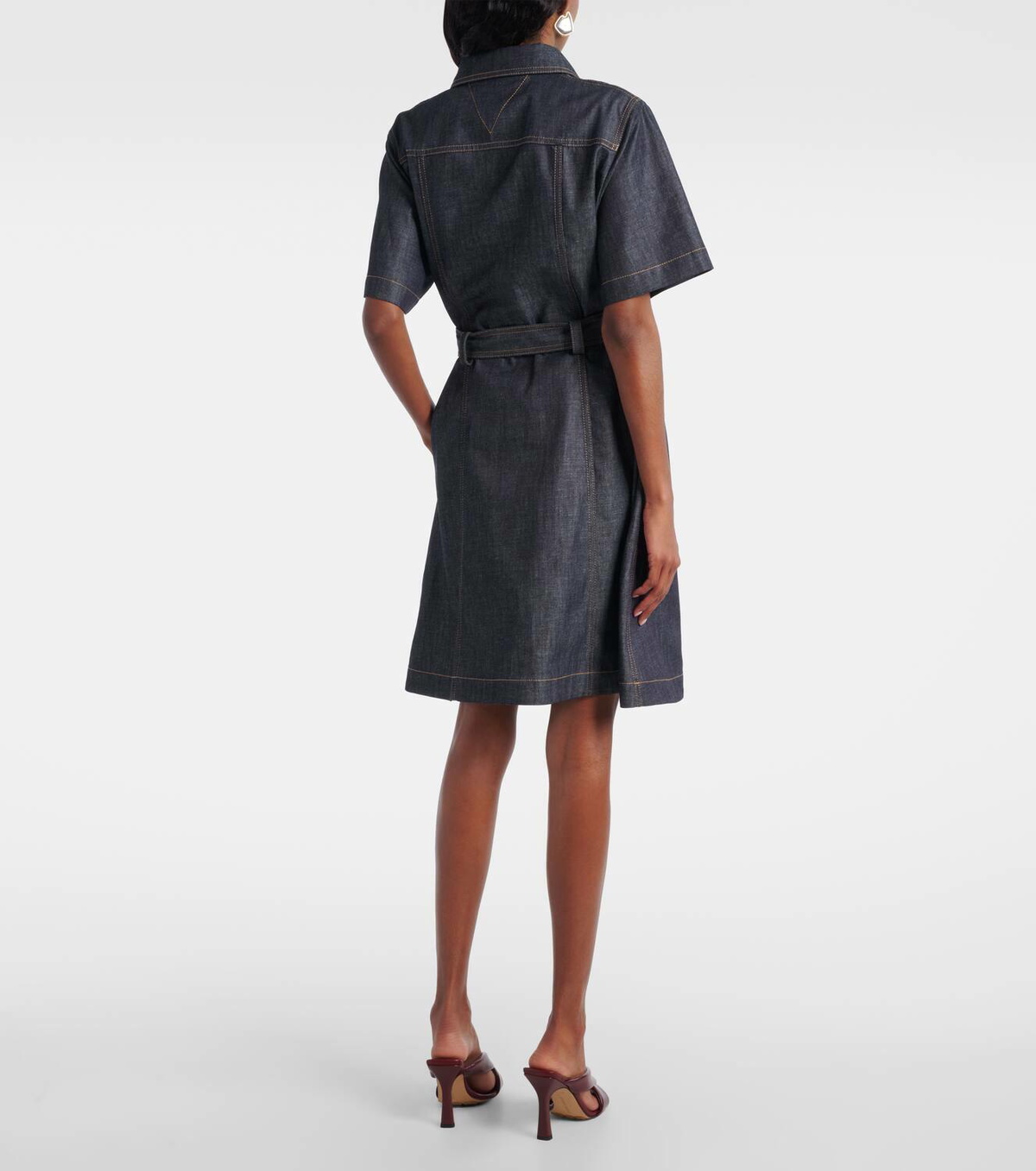 Bottega Veneta Denim midi dress