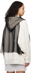 UNDERCOVER Black & Off-White Layered Hoodie