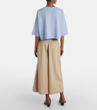 Loewe Anagram cropped cotton jersey T-shirt