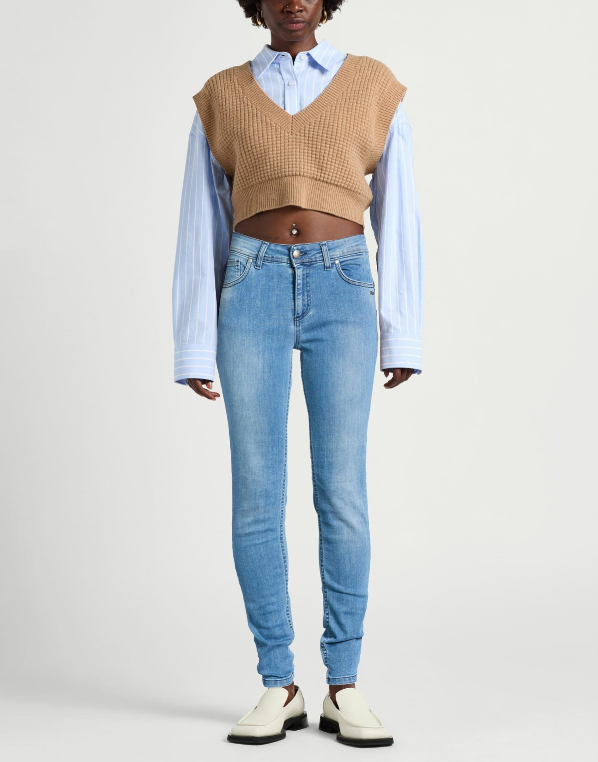 Berna Womens Jeans in Blue