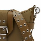 GANNI Women's Bucky Crossbody Bag in Military Olive 