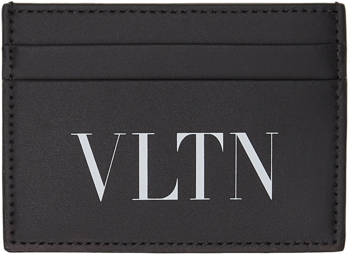 Photo: Valentino Garavani Black & White 'VLTN' Card Holder