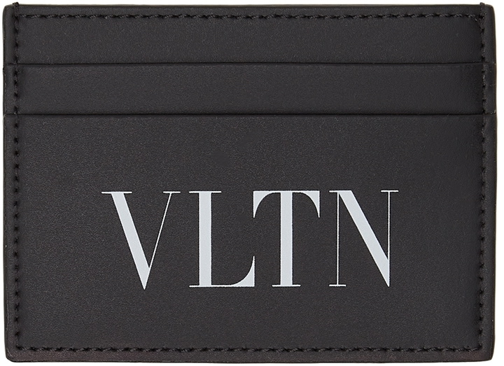 Photo: Valentino Garavani Black & White 'VLTN' Card Holder