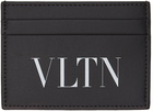 Valentino Garavani Black & White 'VLTN' Card Holder