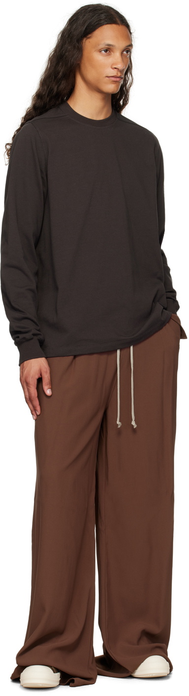 Rick Owens Gray Porterville Crewneck Sweatshirt Rick Owens