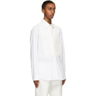 Valentino White Plastron Shirt