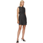 Situationist Grey Wrap Collar Dress