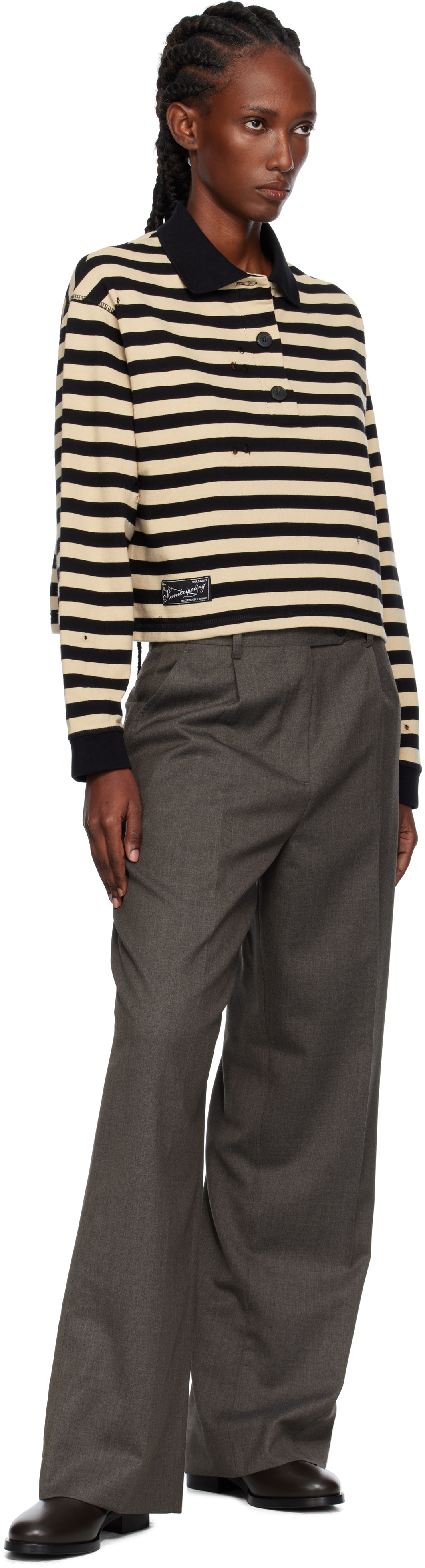 mfpen Taupe Primary Trousers