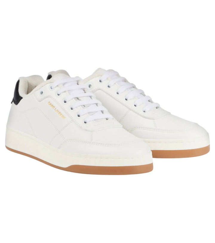 Photo: Saint Laurent SL61 leather low-top sneakers