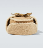 Visvim Open Car shearling and cotton hat