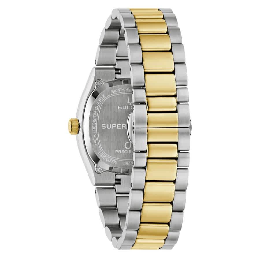 Bulova Super Seville Jade Quartz Green Dial Mens Watch 98A336
