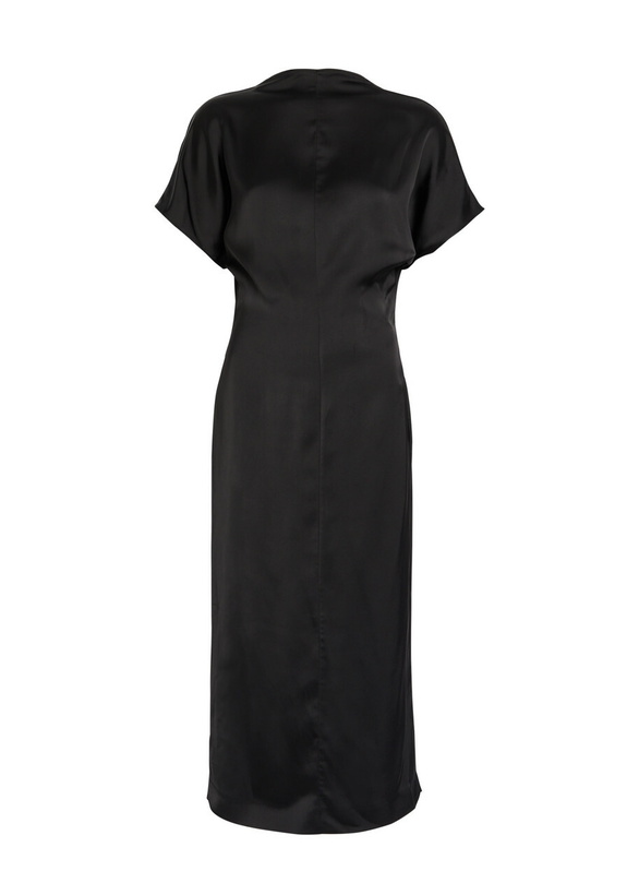 Photo: Tove Aker Low-back Satin Midi Dress Black