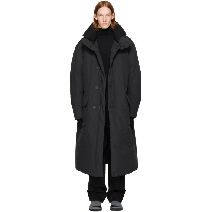 Photo: Issey Miyake Men Black Down Washer Coat