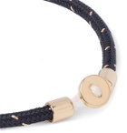 Miansai - Nexus Woven Nylon and Gold Vermeil Bracelet - Blue