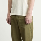 Universal Works Men's Twill Fatigue Pant in Light Olive
