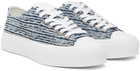 Givenchy Blue 4G City Low-Top Sneakers