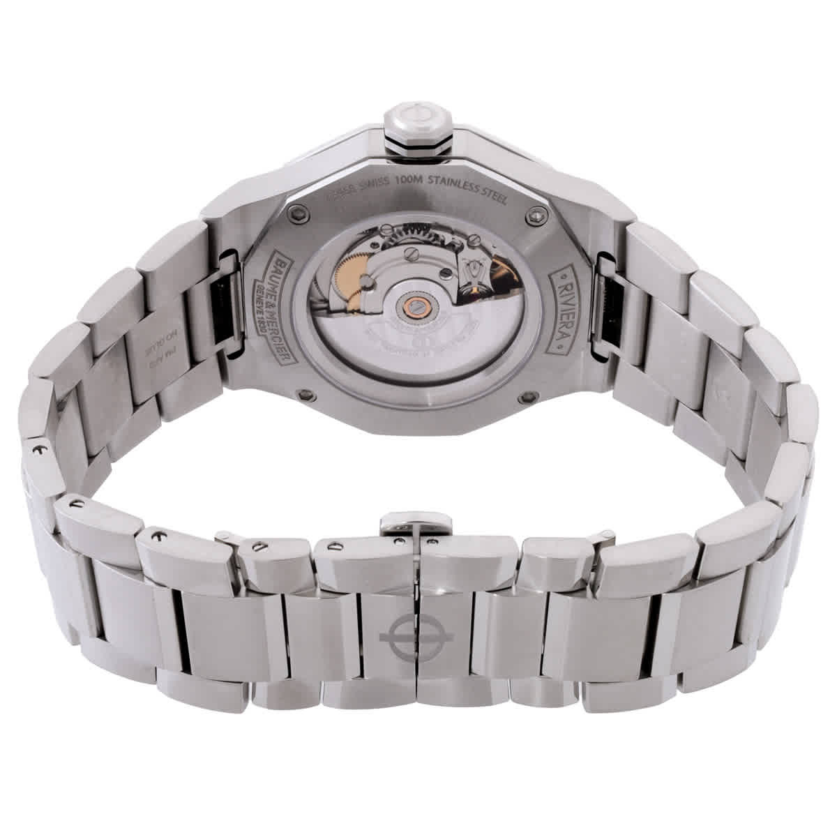 Baume et Mercier Riviera Automatic Silver Dial Mens Watch 10829