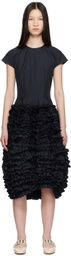 Molly Goddard Navy Nancy Midi Dress