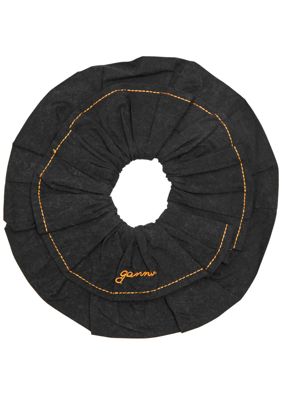 GANNI Black Soft Knot Mules GANNI GANNI Black Soft Knot Mules GANNI