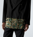 Dries Van Noten Embellished double-breasted wool blazer