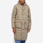 Taion Women's Hood Down Coat in Light Mocha