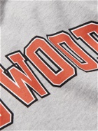 Wood Wood - Hester Logo-Print Organic Cotton-Jersey Sweatshirt - Gray