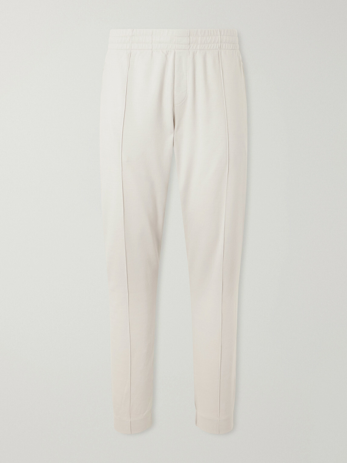 Orlebar Brown - Tapered Wool-Jersey Sweatpants - Neutrals