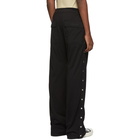 Rick Owens Drkshdw Black Easy Pusher Lounge Pants