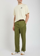 Malbon Origin Printed Cotton T-shirt Cream