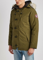 Canada Goose Chateau Fusion Fit Army Green Arctic-Tech Parka Khaki