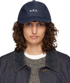 A.P.C. Navy Charlie Baseball Cap