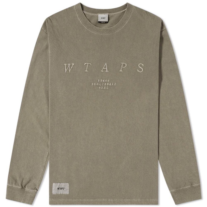 Photo: WTAPS Long Sleeve Design System Tee Neutrals