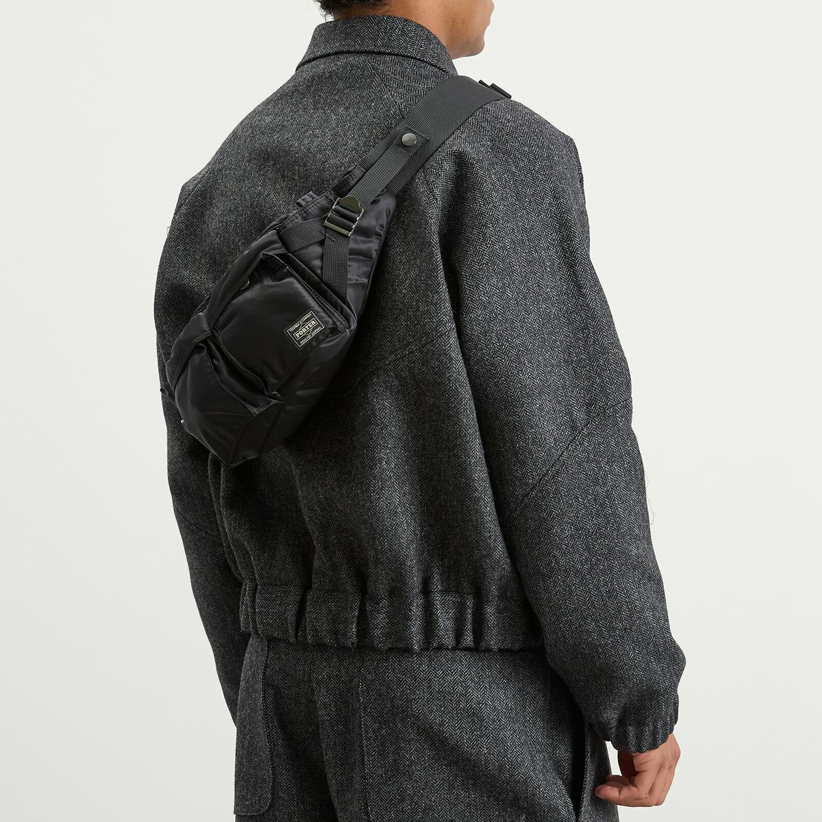 Porter-Yoshida & Co. Tanker Waist Bag - Small in Black 