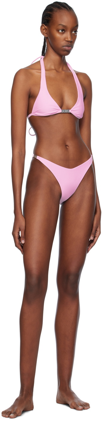 GCDS Pink Hardware Bikini Bottom