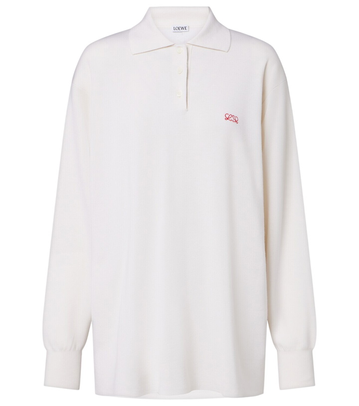 Photo: Loewe Double L cashmere blend polo sweater