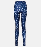 Jean Paul Gaultier Polka-dot jersey leggings