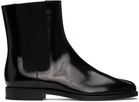 Maison Margiela Black Patent Tabi Chelsea Boots