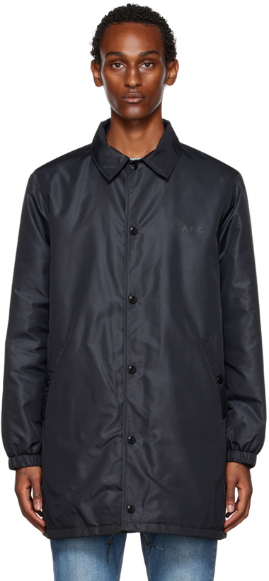 Photo: A.P.C. Black Matteo Coat