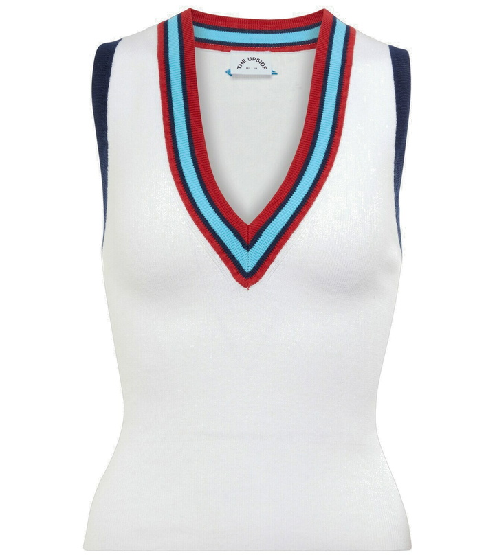 Photo: The Upside - Courtside Juliet cotton-blend vest