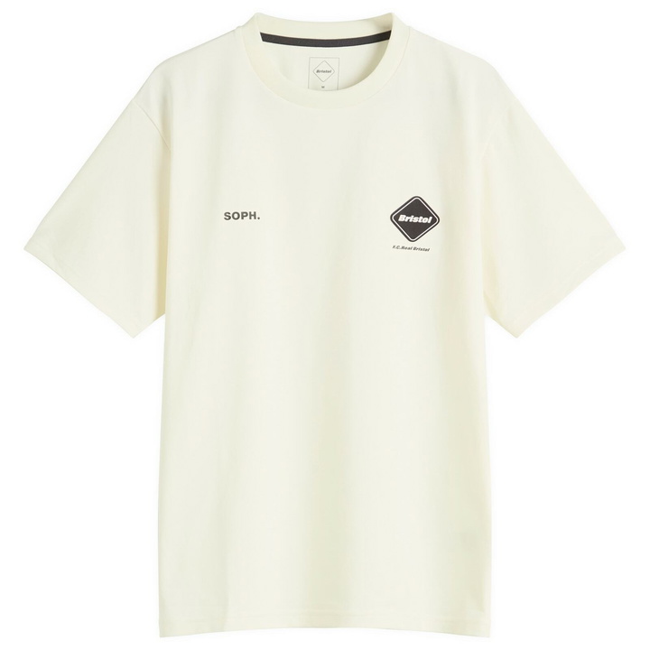 Photo: F.C. Real Bristol Men's Authentic Logo T-Shirt in Off White