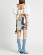 Maje Womens Mini skirt in Silver