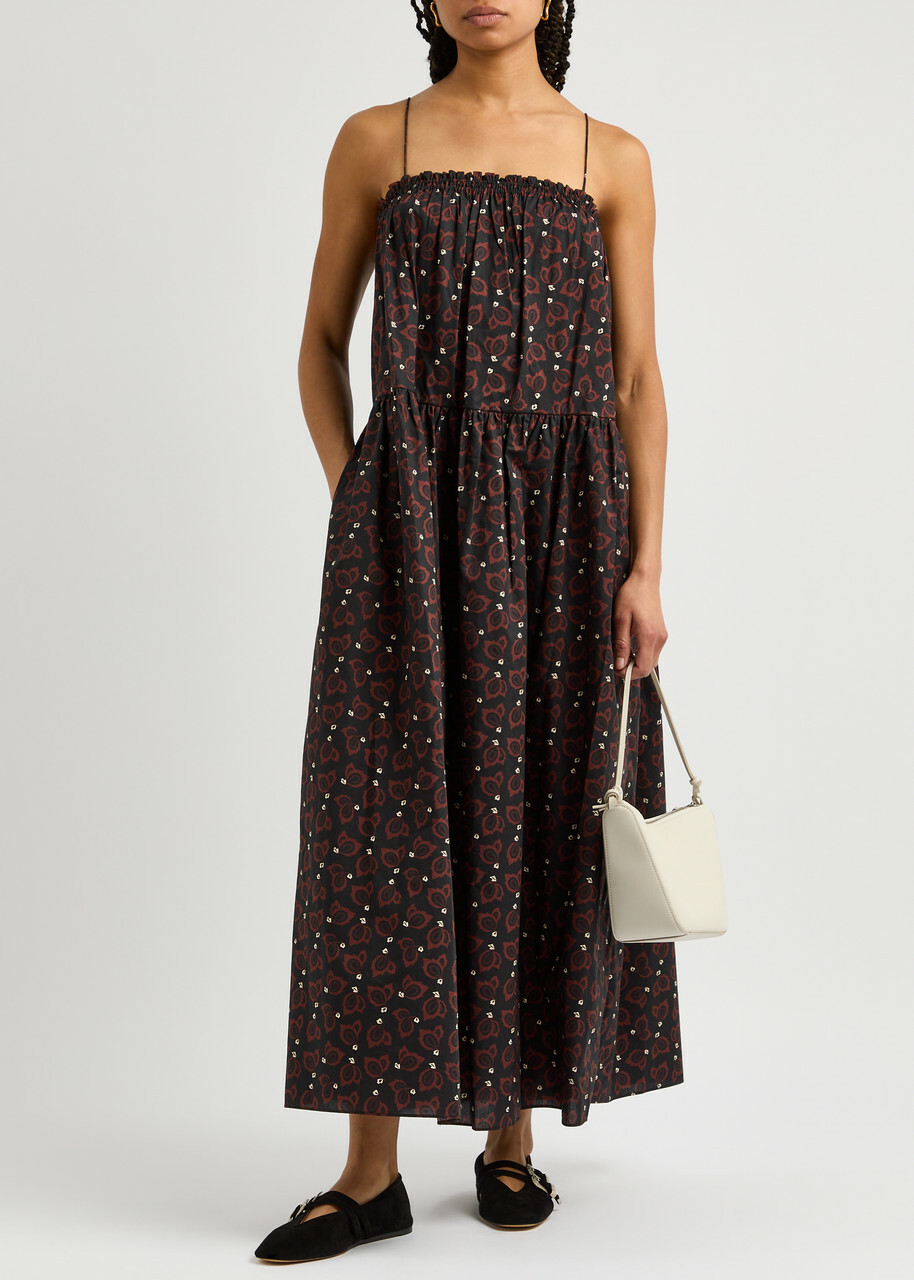 white christmas dresses Knit And Cotton Dress - Ecru